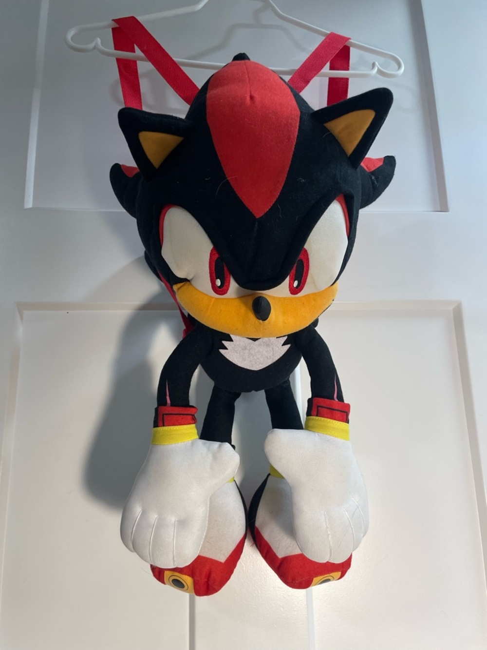 SEGA Sonic The Hedgehog Shadow the Hedgehog Plush Backpack